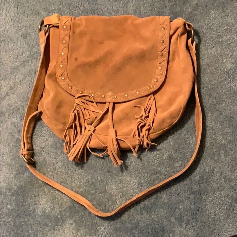 Suede bag
